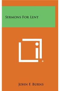 Sermons for Lent