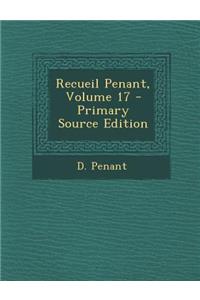 Recueil Penant, Volume 17 - Primary Source Edition