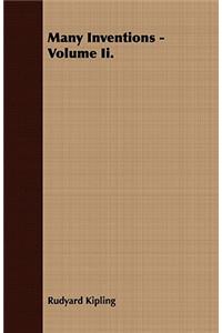 Many Inventions - Volume II.