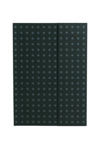 Black on Grey (Quadro) B6 Unlined Notebook