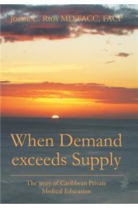 When Demand exceeds Supply