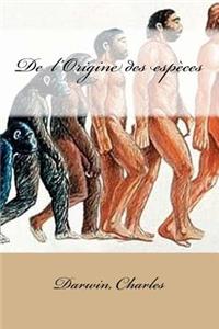 De l Origine des especes