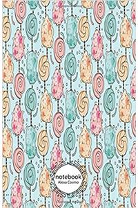 Notebook Dot-grid, Graph, Lined, Blank No Lined Art V.40