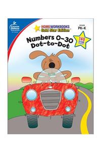 Numbers 0-30: Dot-To-Dot, Grades Pk - K