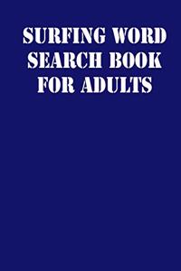 Surfing Word Search Book For Adults