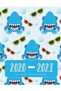Daily Planner 2020-2021 Sharks 15 Months Gratitude Hourly Appointment Calendar