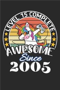 Level 15 complete awesome since 2005