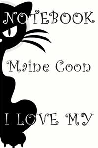 Maine Coon Cat Notebook