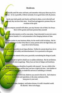 Desiderata