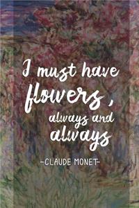 I Must Have Flowers Always And Always