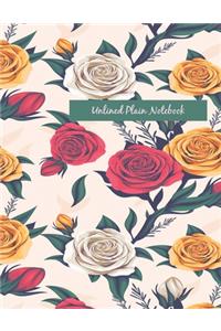 Unlined Plain Notebook