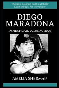 Diego Maradona Inspirational Coloring Book