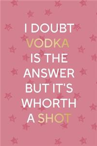 I Doubt Vodka Is The Answear But It's Whorth A Shot