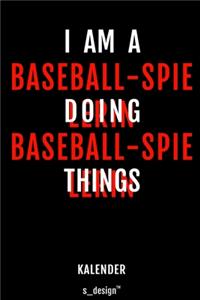 Kalender für Baseball-Spieler / Baseball-Spielerin