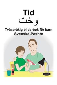 Svenska-Pashto Tid Tvåspråkig bilderbok för barn