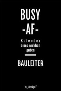 Kalender für Bauleiter