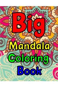 Big Mandala Coloring Book