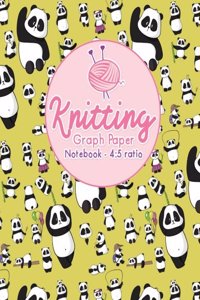 Knitting Graph Paper Notebook - 4