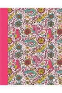 Sketchbook: Dragons (Pink) 8x10 - Blank Journal with No Lines - Journal Notebook with Unlined Pages for Drawing and Writing on Blank Paper