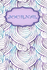 Purple Vibrant Wave Journal