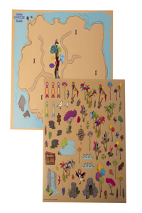 Vacation Bible School (Vbs) 2021 Discovery on Adventure Island Adventure Map with Stickers (Pkg of 12)