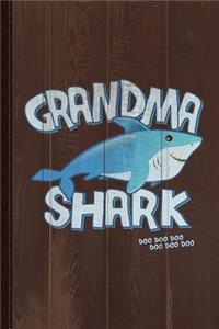 Grandma Shark Doo Doo Doo Journal Notebook