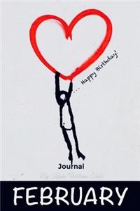 Happy Birthday Journal February