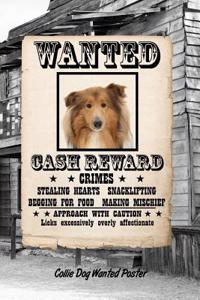 Collie Dog Wanted Poster