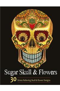 Sugar Skull and Flower