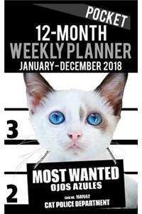 2018 Pocket Weekly Planner - Most Wanted Ojos Azules