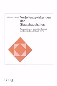 Verteilungswirkungen Des Staatshaushaltes