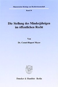 Die Stellung Des Minderjahrigen Im Offentlichen Recht