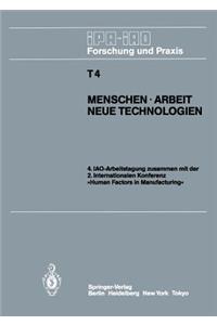 Menschen - Arbeit Neue Technologien