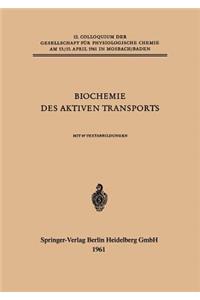 Biochemie Des Aktiven Transports
