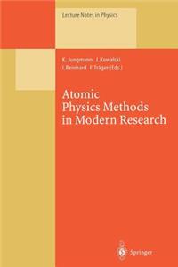 Atomic Physics Methods in Modern Research