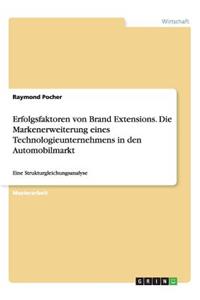 Erfolgsfaktoren von Brand Extensions. Die Markenerweiterung eines Technologieunternehmens in den Automobilmarkt