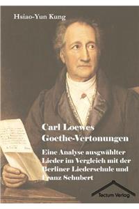 Carl Loewes Goethe-Vertonungen