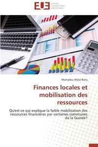 Finances Locales Et Mobilisation Des Ressources