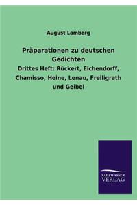 Präparationen zu deutschen Gedichten