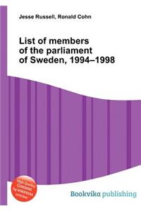 List of Members of the Parliament of Sweden, 1994-1998