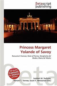 Princess Margaret Yolande of Savoy