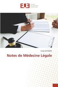 Notes de Médecine Légale