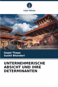 Unternehmerische Absicht Und Ihre Determinanten