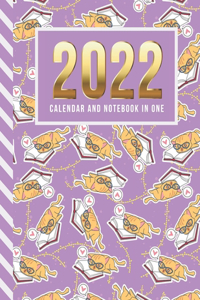 2022 Calendar and Notebook In One