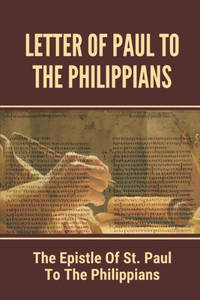 Letter Of Paul To The Philippians