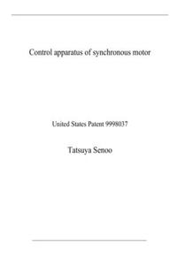 Control apparatus of synchronous motor