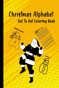 Christmas alphabet dot to dot coloring book