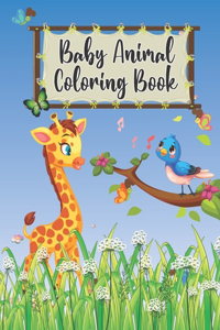 Baby Animal Coloring Book