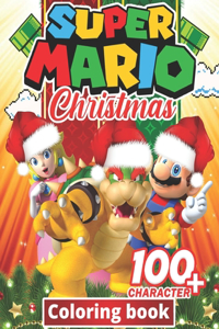 Super mario Christmas Coloring Book