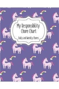 My Responsibility Chore Chart